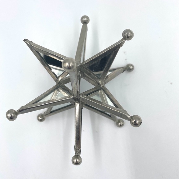 Vintage Mirrored Moravian Star 11 point 4.5” - Picture 5 of 8